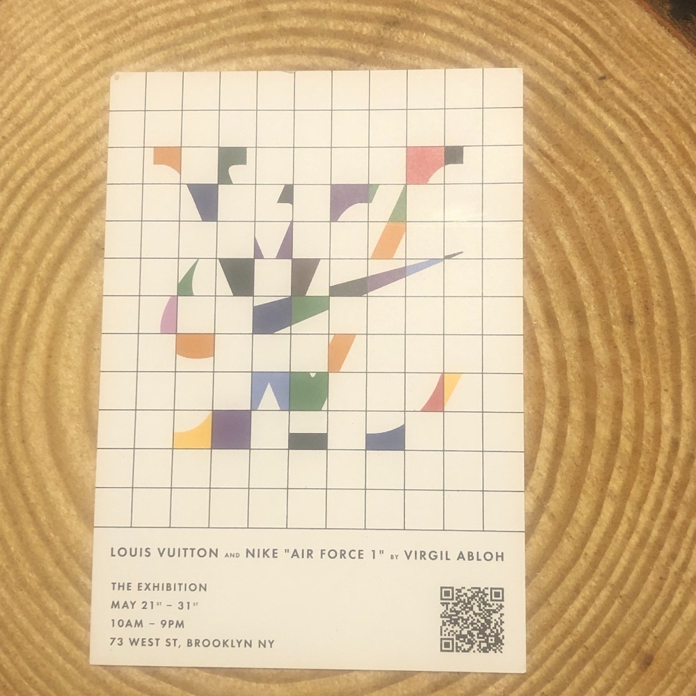 Louis Vuitton & Nike x Virgil Abloh The Exhibition Poster Card